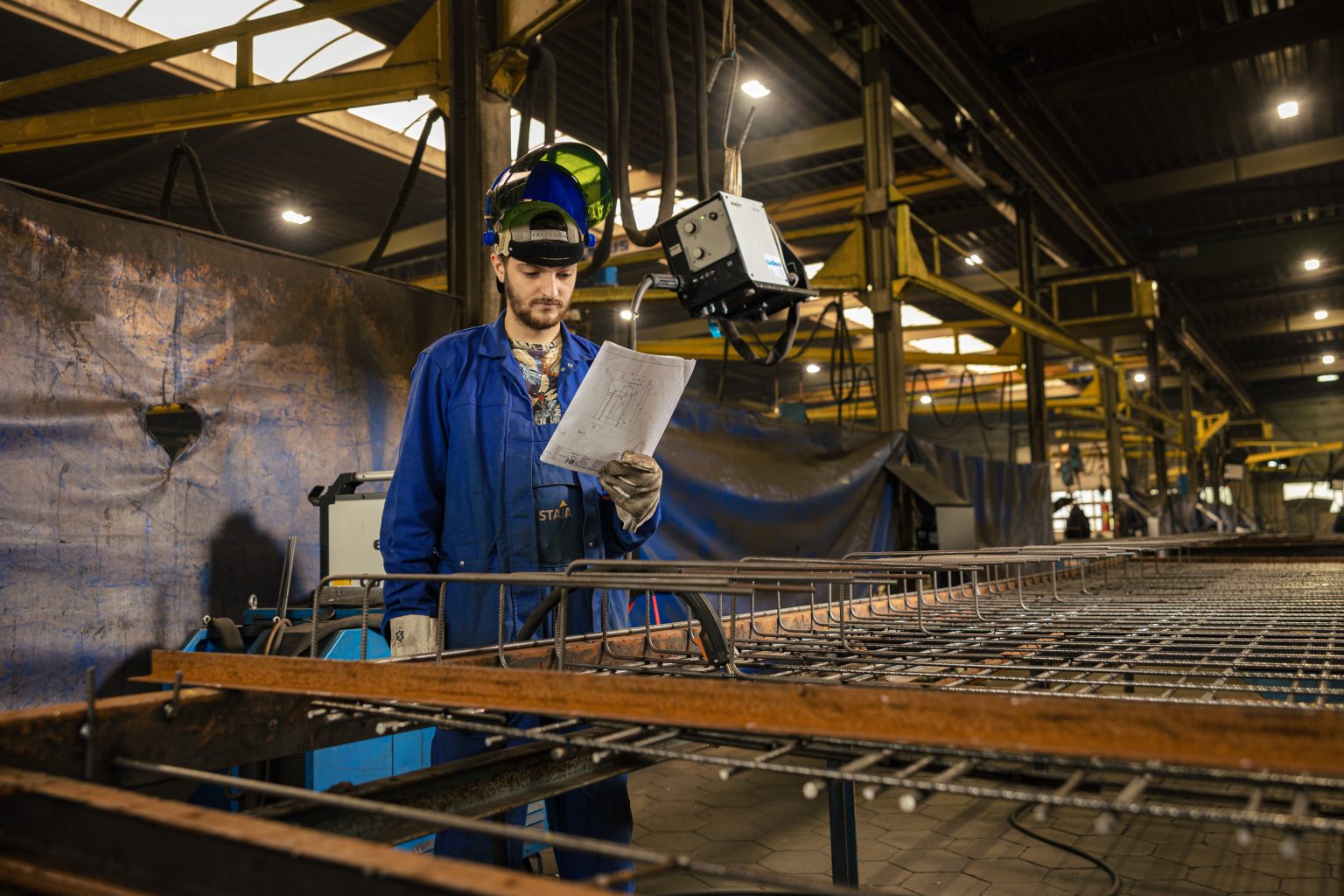 Aan het werk bij Staja Wapening